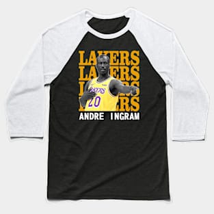 Los Angeles Lakers Andre Ingram Baseball T-Shirt